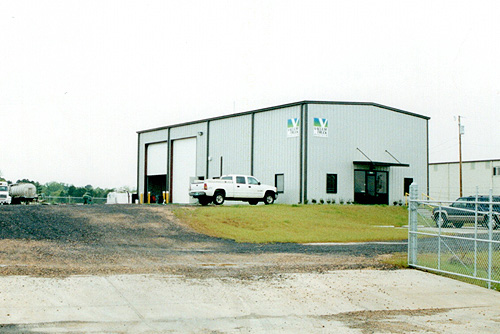 Early Vacuum Truck Building